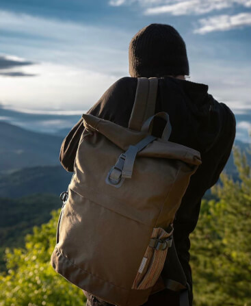 FEELFREE BLUE RIDGE BACKPACK กระเป๋ากันน้ำ กระเป๋าเป้กันน้ำ พรีเมี่ยม สี BLUE BIRD_4